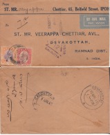 Malaya  Perak  1940    Despatch & Arrival Censors  Cover To India  # 94238  Inde Indi - Perak