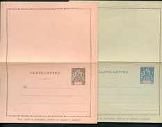 GUINEA Letter Cards #A1-2  Mint Xf 1892 - Lettres & Documents