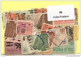 Lot De 50 Timbres De France Colis-postaux (o) Et Charniere - Sonstige & Ohne Zuordnung