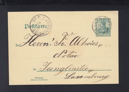 Dt. Reich GSK 1902 Nach Junglinster Luxemburg - Frankeermachines (EMA)