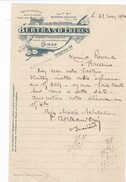 CHINON  Indre Et Loire.   BERTRAND Frères L Beau Document Format 13.5x 21 - Agricoltura