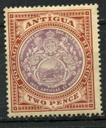 Antigua 1908 2p Seal Issue  #33  MH - 1858-1960 Kronenkolonie