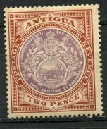 Antigua 1908 2p Seal Issue  #33  MH - 1858-1960 Crown Colony