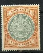 Antigua 1908 3p Seal Issue  #35  MMH - 1858-1960 Colonie Britannique