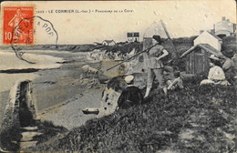 CPA.- FRANCE -  Plage Le Cormier à La Plaine-sur-Mer Dans Le Départ. Loire-Atlantique - Panorama De La Cote - BE - La-Plaine-sur-Mer