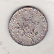 France 2 Francs 1898 , Fake Coin - FAUX D'EPOQUE - Errores Y Curiosidades