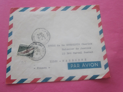 France (ex-colonie)  Afars Et Issas Lettre Av Timbre De Collection T 383 CAD Manuels - Brieven En Documenten