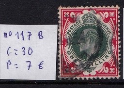N° 117 Oblitéré Très Bon état Cote De 30 Euros - Used Stamps