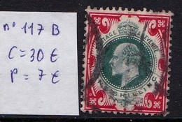 N° 117 Oblitéré Très Bon état à 15% De La Cote - Used Stamps