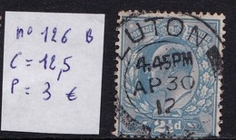 N° 126 Excellent 1er Choix Superbe Cachet - Used Stamps