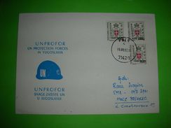 RRR!Cover,letter,UNPROFOR,UN Forces FDC,republika Srpska,referendum Stamps,civil War Yugoslavia 1993.,rare - Briefe U. Dokumente