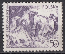 2318 Polonia 1979 " Lightning" Quadro Dipinto Incisione Di E. L. Bartłomiejczyk Paintings Polska Poland - Grabados