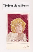 Timbre Vignette - Sylvie Vartan (1970) - Collectors