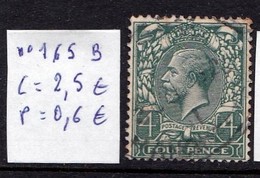 N°165 B Oblitéré TB - Used Stamps