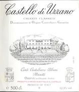 920 - Italie - Chianti Classico - Castello Di Uzzano - Conti Castelbarco Albani Masett - Greve In In Chanti Italia 500 C - Vino Rosso