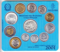 ITALIE MINT SET 2001 UNCIRCULATED. (7P6) - Mint Sets & Proof Sets