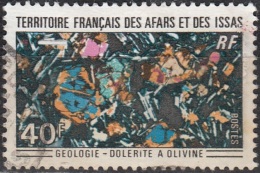 Afars & Issas 1971 Michel 50 O Cote (2005) 7.00 Euro Dolérite à Olivine Cachet Rond - Gebruikt