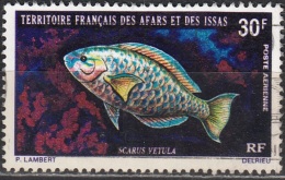 Afars & Issas 1971 Michel 55 O Cote (2005) 4.00 Euro Poisson-perroquet Cachet Rond - Used Stamps