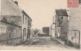 Bures 1905 - La Grande Rue Et L'eglise - Bures Sur Yvette