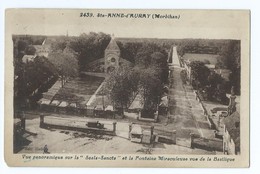 847 Sainte Anne D'Auray 2439 Vue Panoramique Sur La Scala Sancta Fontaine Miraculeuse Basilique Blanc 10c Donzeau - Sainte Anne D'Auray