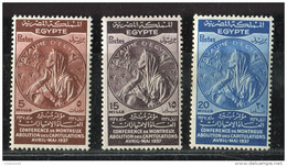 Egypte * N° 196 à 198 - Conf. De Montreux Pour L' Abolition De L' Esclavage - Nuevos