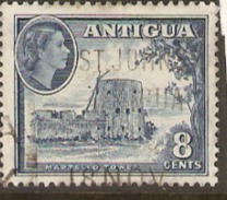 Antigua 1953 SG 127 Deep Blue Fine Used - 1858-1960 Crown Colony