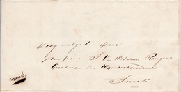 30 JUNIJ 1844 Brief Van Westhem (VRANKO) Naar Sneek - ...-1852 Vorläufer