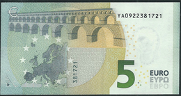 € 5 GREECE  Y001 C4  DRAGHI  UNC - 5 Euro