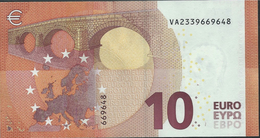 10  EURO DRAGHI  SPAGNA  VA  V002 C1   UNC - 10 Euro