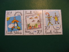 NOUVELLE CALEDONIE YVERT POSTE ORDINAIRE N° 831/833 NEUFS** LUXE  - MNH - FACIALE 1,76 EURO - Neufs