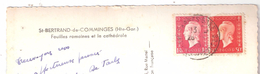 Carte De St Bertrand De Comminges 31 ( Fouilles Romaines) , Avec Marianne DULAC 685 + 691 , 50 C  1F 50 , Obl 26.7.1945 - 1944-45 Marianne Van Dulac