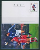 NORTH KOREA 2012 FIFA WORLD FOOTBALL CUP RUSSIA 2018 POSTCARD CANCELED - 2018 – Rusland