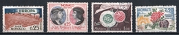 Monaco 1963 : Timbres Yvert & Tellier N° 571 - 576 - 578 Et 580. - Usados