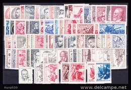 ** Tchécoslovaquie 1952 Mi 701-775+Bl.13 (Yv 610-681+BF 16) L´année Complete, (MNH) - Años Completos