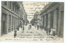 2556 - La Rue Cérès Et La Poste 196 1910 Pour Paris Margerie - Reims