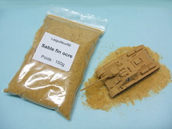 SABLE FIN OCRE MELANGE 150g Pour Décor Train Militaire Diorama Modélisme N O HO 1/32 1/72 - Panzer