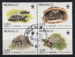 Monaco 1991 : Timbres Yvert & Tellier N° 1805 à 1808 ( Modèle 2 ). - Gebruikt