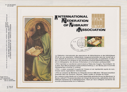 Feuillet Tirage Limité CEF 197 1862 International Federation Of Library Association - 1971-1980