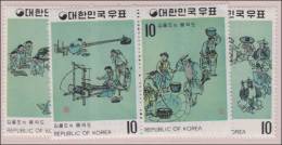 N°677/81 - Paire + Bde De 3 - TB - Korea, South