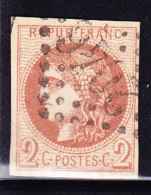 N°40B - 2c Brun Rouge - Report II - Signé Calves - TB - 1870 Bordeaux Printing