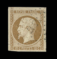 N°9 - 10c Bistre - Signé Calves - TB - 1852 Louis-Napoleon