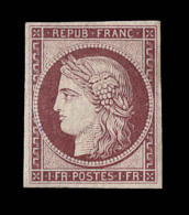 N°6F - 1F Carmin - Réimpression - TB - 1849-1850 Ceres