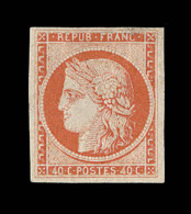 N°5A - 40c Orange Foncé - Gomme Brunâtre - Asp. TB - 1849-1850 Ceres