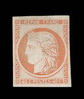 N°5g - 40c Orange - Réimpression - TB - 1849-1850 Ceres