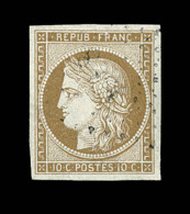 N°1 - 10c Bistre - TB - 1849-1850 Ceres