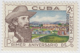 1960.175 CUBA 1960. MH. Ed.834. 2c CAMILO CIENFUEGOS. - Unused Stamps