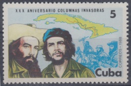 1988.13- * CUBA 1988. MNH. 30 ANIV. COLUMNAS REVOLUCIONARIAS. ERNESTO CHE GUEVARA. - Unused Stamps