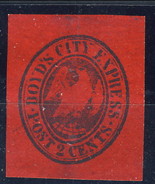 L3/22 US Local Post Stamp Sc20L14 Boyd's City Express Post Unused - Locals & Carriers