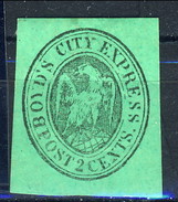 L3/22 US Local Post Stamp Sc20L14 Boyd's City Express Post Unused - Locals & Carriers