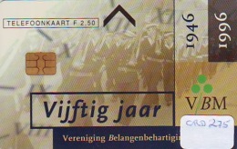 Nederland CHIP TELEFOONKAART * CRD-275 * Telecarte A PUCE PAYS-BAS * NETHERLANDS Niederlande ONGEBRUIKT * MINT - Private